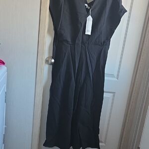 Vince Black Midi Dress